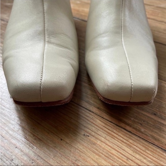 Huma Blanco Bolena Leather Boots in Bone from Madewell and Anthropologie - Picture 8 of 10